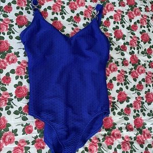 Blue Bathing Suit!
